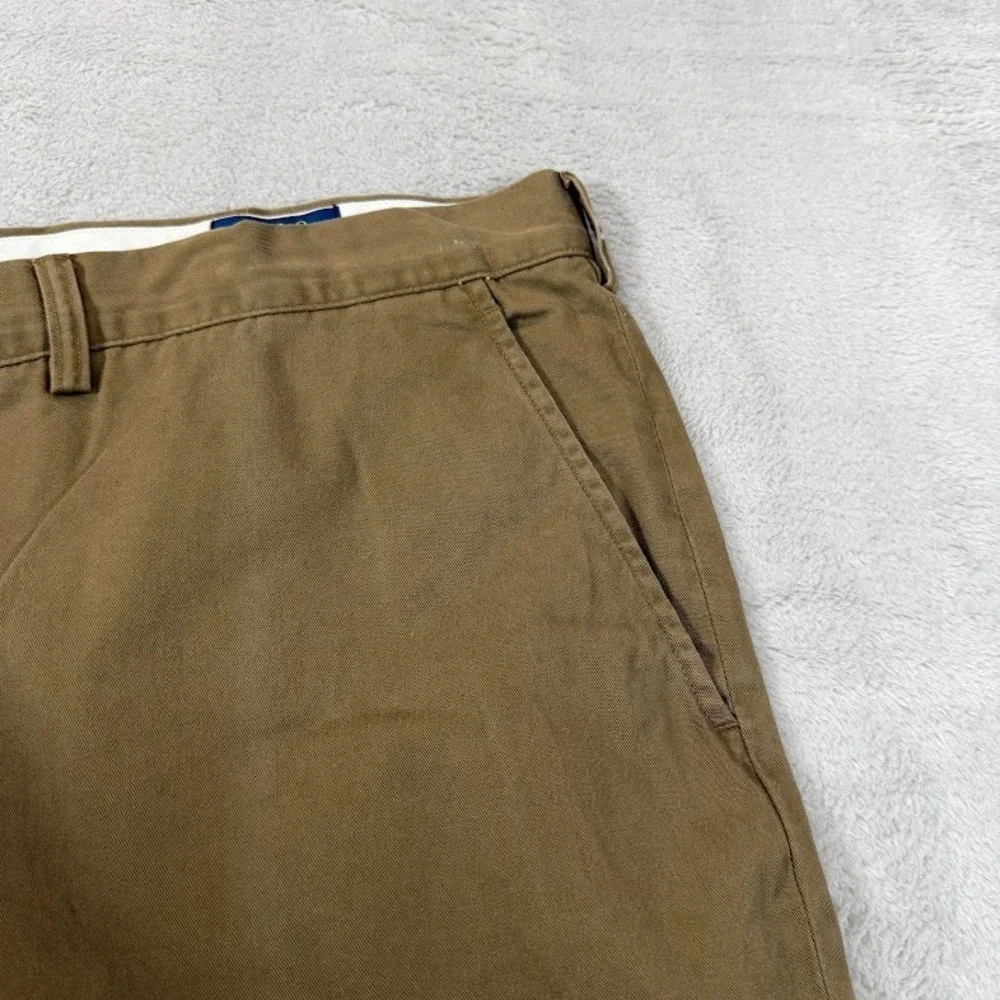 Polo Ralph Lauren Chino Pants Mens 50x34 Tan Classic Fit Stretch Cotton Twill